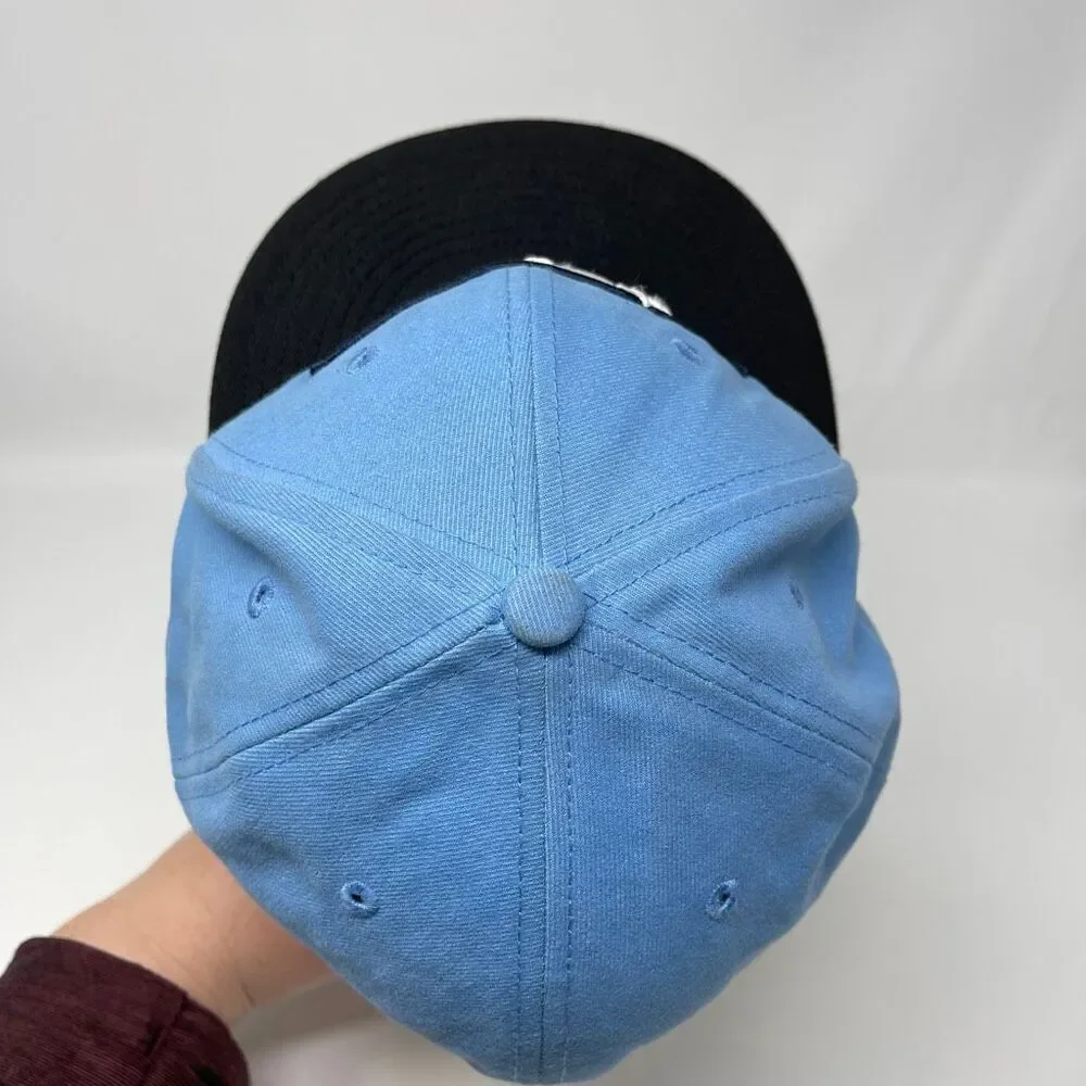 North Carolina Tar Heels Hat Cap Fitted Mens 7 1/2 Blue NCAA New Era 59FIFTY